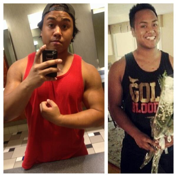 Weepa_ItsDanny's tweet photo. What Asian niggas in the gym look like. Oh yeah I have hair like a Samoan. http://t.co/AOqu3LyuF7