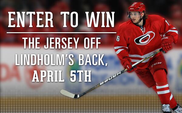 carolina hurricanes game worn jersey