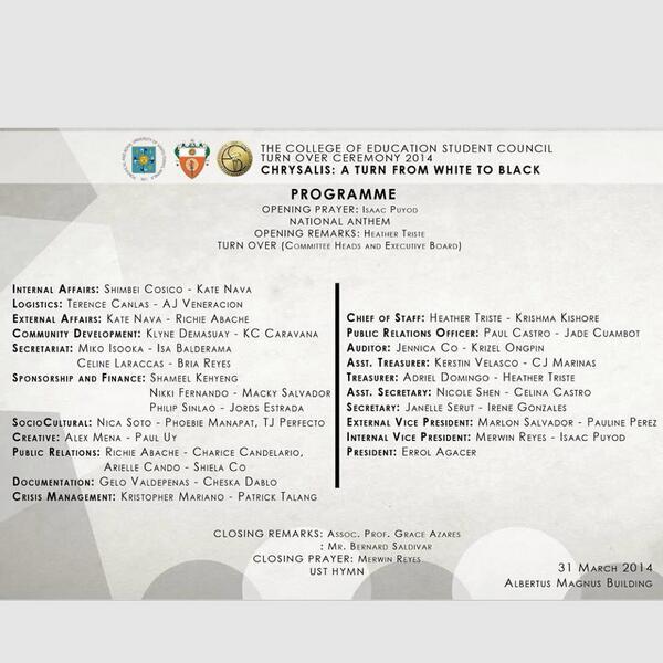 Headsoverheelsx's tweet image. Chrysalis : A Turn From White To Black #Turnover2014 #ProgramFlow =)