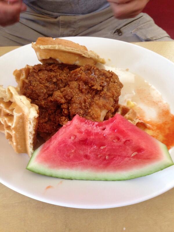 Sophie Ternent On Twitter Chicken And Waffles At Tribe Road
