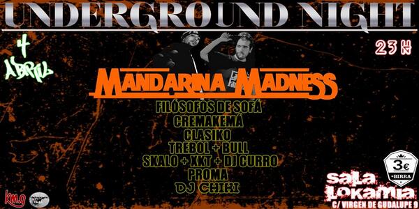 CremakemaRcords's tweet photo. otro cartel más, esta vez pa úbeda la trupe @putosura @guerraoficial @Andujarsound @perilla07 4 de abril Sala Lokamia http://t.co/zZUTCtHwoO