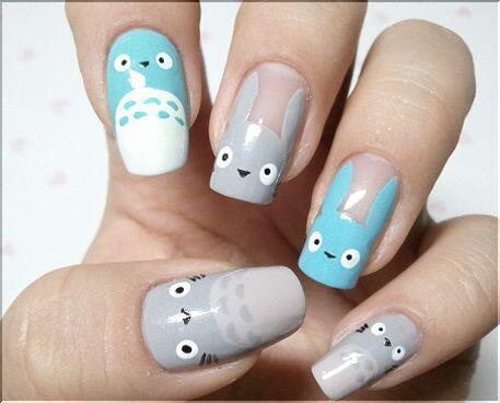 トトロといっしょ となりのトトロ トトロネイル かわいすぎ このネイルしたい と思ったひとrt T Co Oscpn2iz7p