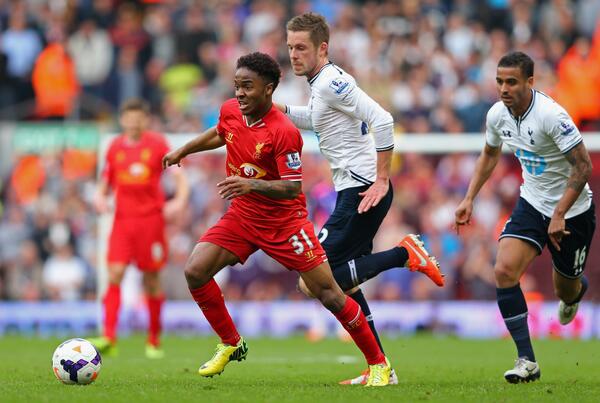 LFC's tweet image. Retweet if @sterling31 was your #LFC Man of the Match against Tottenham Hotspur…