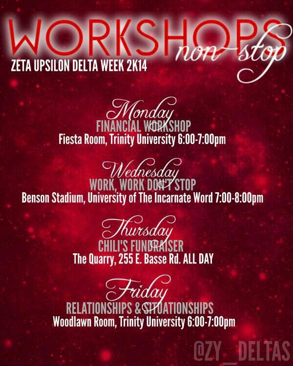 Delta Week.  
Delta Week... Work Work Don't Stop!