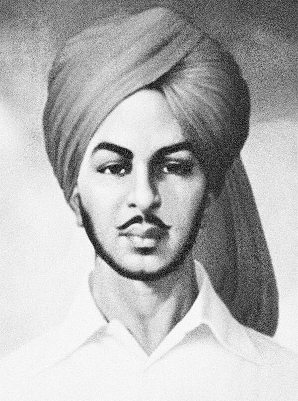 'SHAHEED BHAGAT SINGH' An influential revolutionary like you will never be forgotten jai hind.