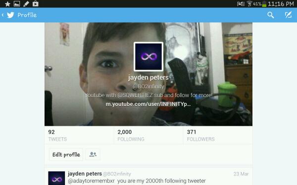 BO2infinity's tweet image. Well done to @adaytoremembxr  you are my 2000th following tweeter!