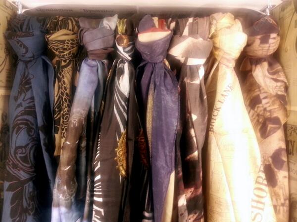 BT_Nottingham's tweet image. We have 20% off women's accessories for #MothersDay  check out our silk scarves, now £95 with 20% off xxx