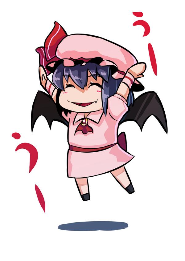 レミリア・スカーレット 「う～☆!#深夜の真剣お絵描き60分一本勝負 」|はしろのイラスト