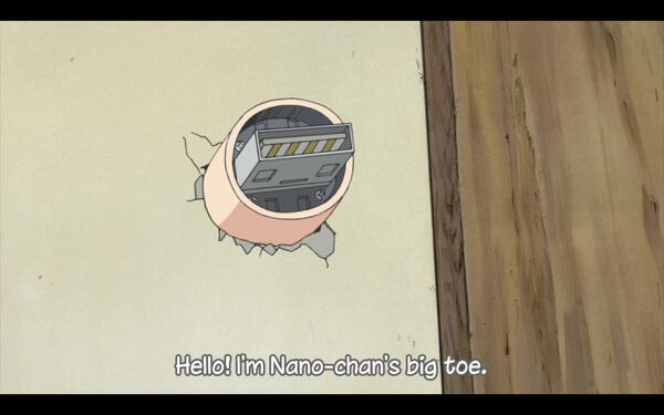 Oddish Anime Hello I M Nano Chan S Big Toe Nichijou Anime Http T Co Vijwoixetx
