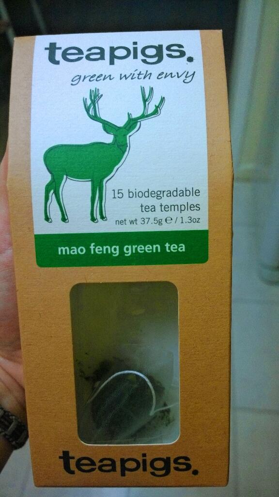 FemaleFitness2's tweet photo. Oh no! Only one Tea Pig left! Thank you @teapigs for making green tea an enjoyable hot beverage. http://t.co/bVUCaEvhyn