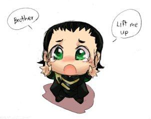 LokiChibi's tweet image. Brother @thor_chibi please lift me up