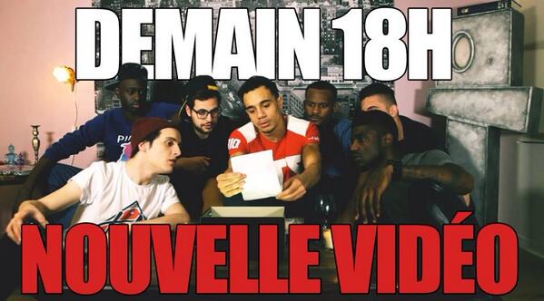 LeWoopGang's tweet photo. DEMAIN NOUVELLE VIDÉO - YOUTUBE - LE WOOP =D http://t.co/mvAKKqZsFM