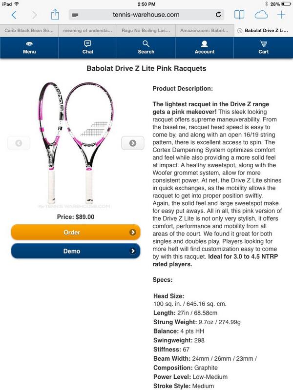 sydthekidcudi's tweet image. Almost 100% sure this is my new racquet!!🎾😝 definitely not a #tennisproblem