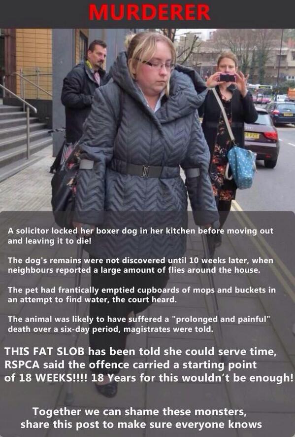 dorra_hovis's tweet photo. #Disgusting Should lock her up and leave, but I suppose it would take longer than 6 days for her to starve to death. http://t.co/BmA6mye8xp