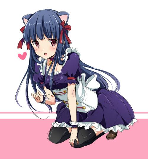 深夜の50分らくがきネコミミ雪美ちゃん。 