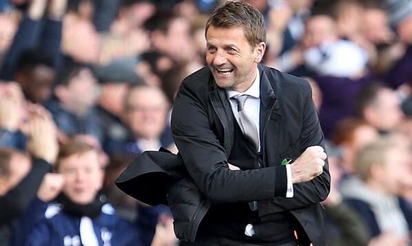 SpursOfficial's tweet photo. Welcome back to the Lane! We've the views of Tim Sherwood on our thrilling 3-2 win vs Saints on the way next... http://t.co/84yIRuAYYq