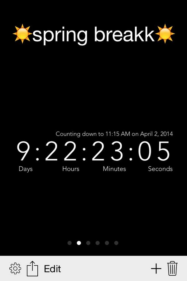 morganvenema's tweet image. in the single digits 😊 #countdown #springbreakk ☀️