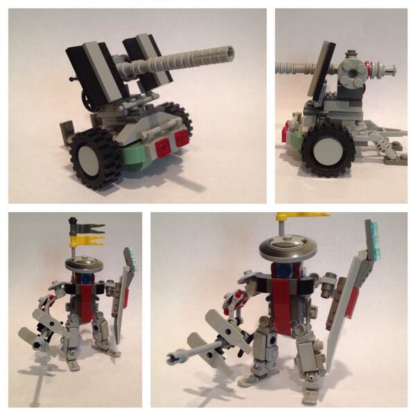 Jacob_Of_Legend's tweet photo. Built a lil Mech and Flak gun out of Legos! #Lego #MFZ #ImAnAdult! http://t.co/iaPLwD7ExR