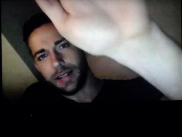 Virtual high-five from <a href="/ZacharyLevi/">Zachary Levi</a> in a live stream to my living room. #IWantMyNerdHQ