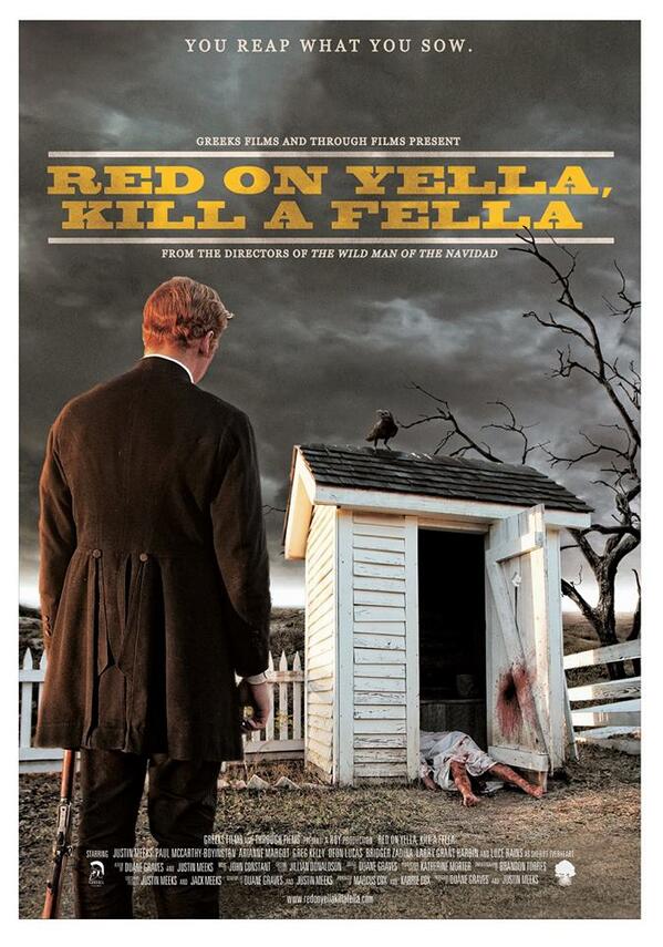 marcuspeace's tweet photo. Red on Yella, Kill a Fella one sheet is out!!! #roy #throughfilms @KarrieKCox @ThroughFilmsLLC @justinmeeks http://t.co/pbS0gmCDeo