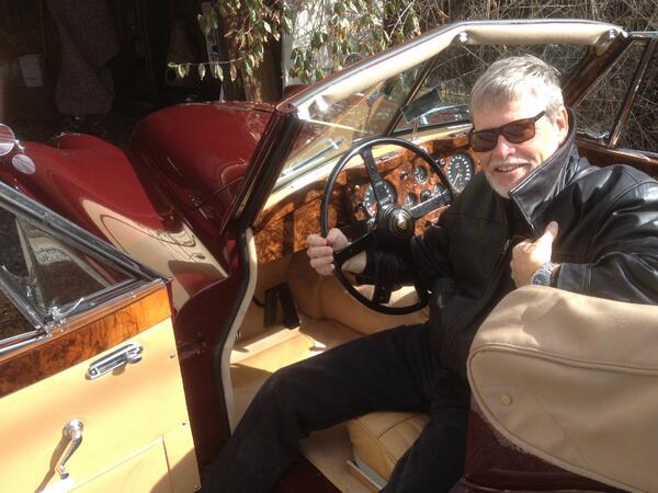 etype876984's tweet photo. 1st decade of a self imposed 7 decade 7 day "X" Jag challenge! A Purrfect 1956 XK140. #goodtobebadcontest @jaguarusa http://t.co/9l0lHXlgGK