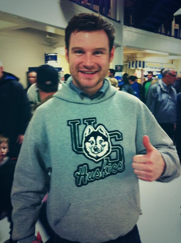 ucup14TweetTeam's tweet photo. @HuskieAthletics fans are ready for a comeback! Staying positive! The third is on its way. #ucup14 http://t.co/llVabMS8fu