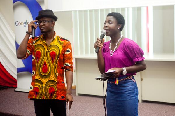 BloggingGhana's tweet image. At #BlogCamp12 @kobbygraham hosted with Esi Cleland. #BloGh