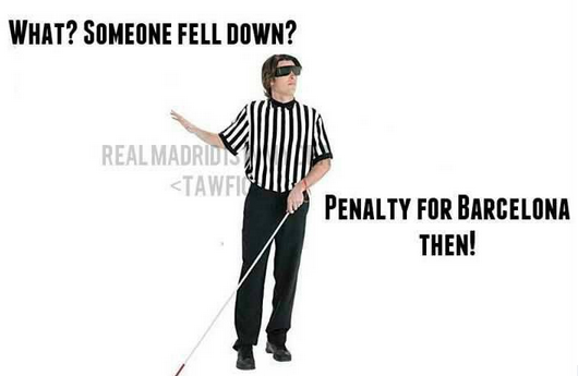 NLCristiano's tweet image. De scheidsrechter bij Real-Barcelona. De Spaanse Gözübüyük... #madbar