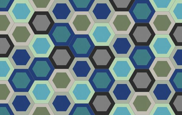 TesselleDesign's tweet image. New!  Honeycomb Hexagonal 8" Cement Tiles by Tesselle bit.ly/1gPTL6E
