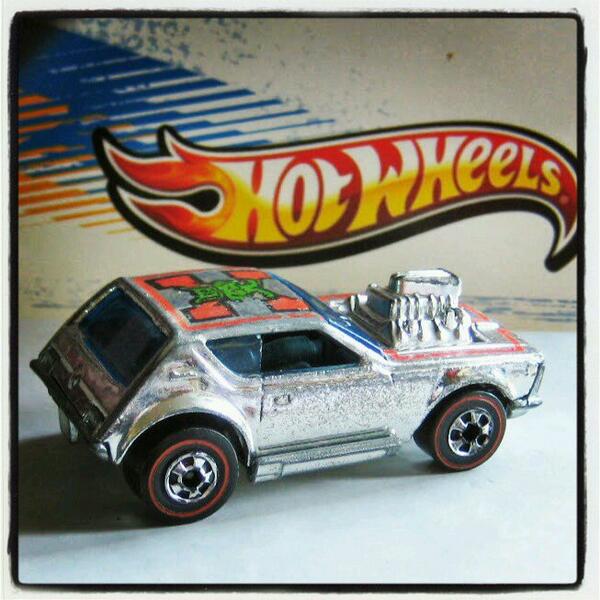 MrHotWheels's tweet photo. 1976 Hot Wheels Gremlin Grinder (AMC Gremlin) #hotwheels #gremlingrinder #amcgremlin #diecast #redlines   http://t.co/ObSFUoIO04