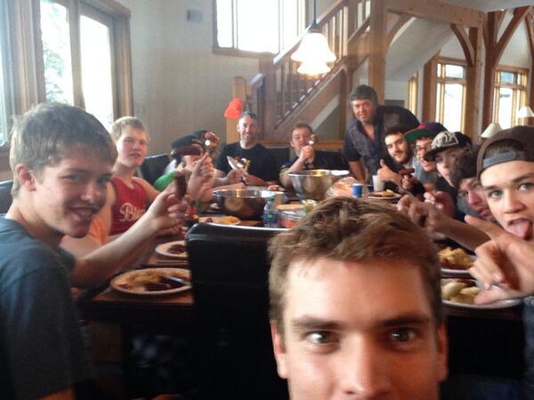 RmSingleton15's tweet photo. Second Annual Sausage Fest @ #KH14 http://t.co/ABXBeyBQ0y