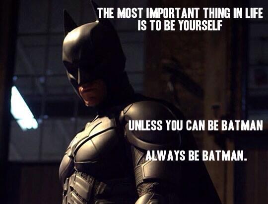 HAILtoTheKING's tweet photo. The most important thing in life is to be yourself. Unless... http://t.co/4k6sOVbEj9
