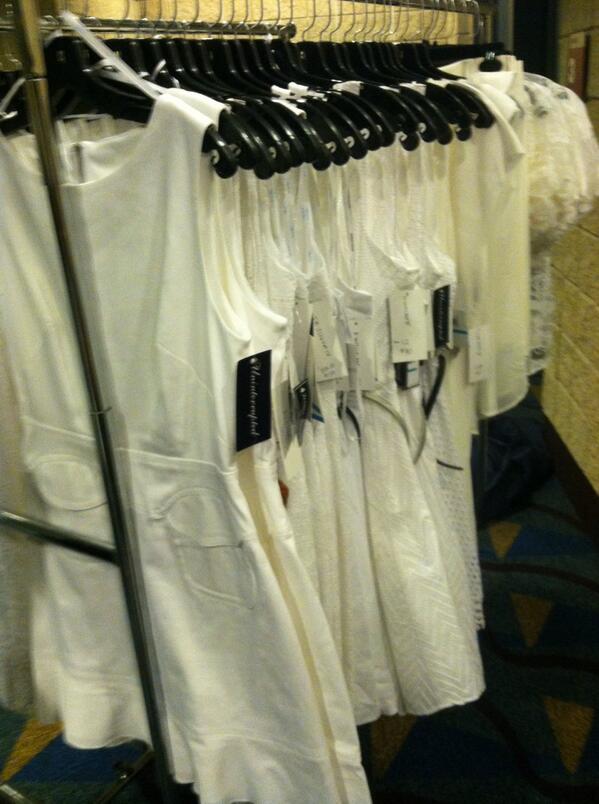 uninterrupted white dress