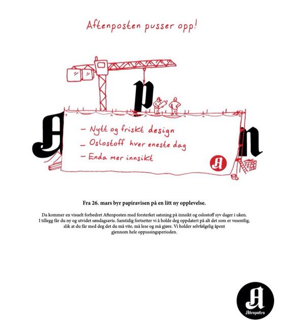 GunnHelenHagen's tweet image. #aftenposten pusser opp - følg med!