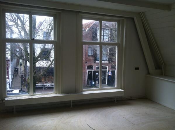 A room with a vieuw! Vanaf volgende week mijn uitzicht. #dankbaar