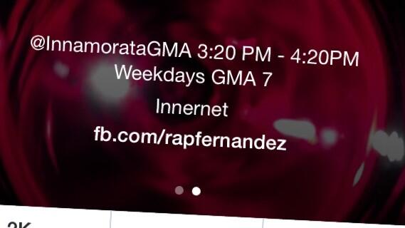 LornaTolentinoF's tweet photo. Please watch @InnamorataGMA Thank you. 😍😍😍 http://t.co/JKNP3HCva6