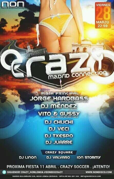Mendezpdf's tweet image. Recuerda q este viernes estamos en la Non!!! Connection Madrid con @JORGEHARDBASS @djchuchi @DeejayVeci @DjGalas