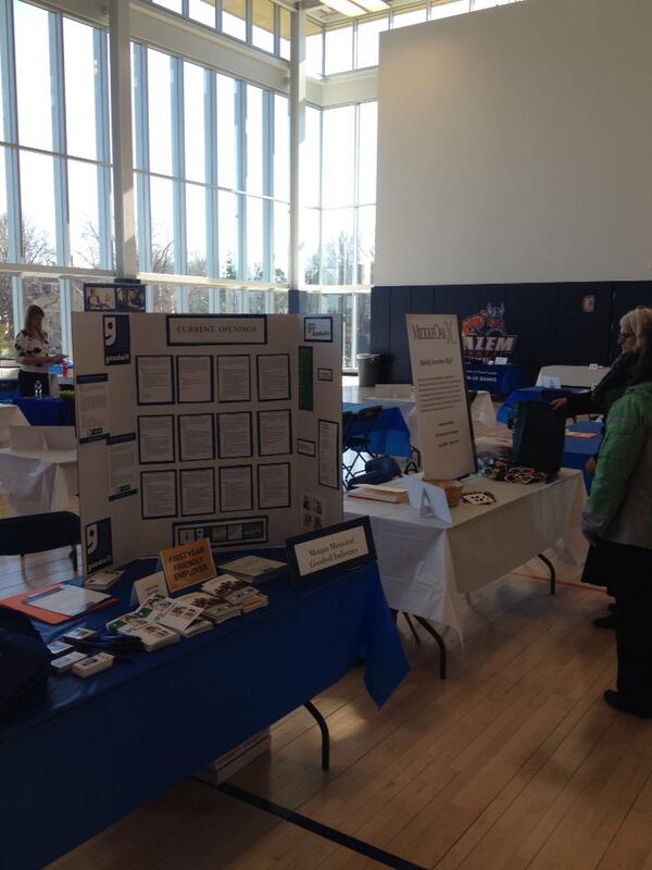 LifeAtSSU's tweet photo. Career fair is filling up with employers. Will you be here 10:30-1:30 at O'Keefe? #ssufair2014 http://t.co/5eJpHHeMX6