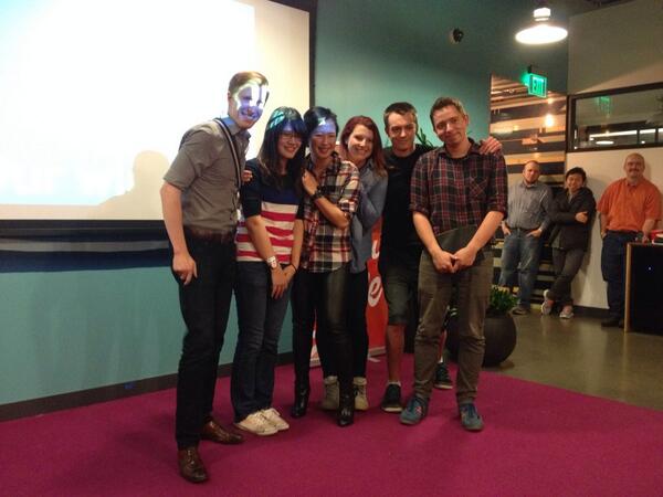 Ednever's tweet photo. Winner @SWRedesignSEA - #giftstarter breaks large gifts into small pieces. Great execution @ArryinSeattle #startups http://t.co/FyyH7DLMs4