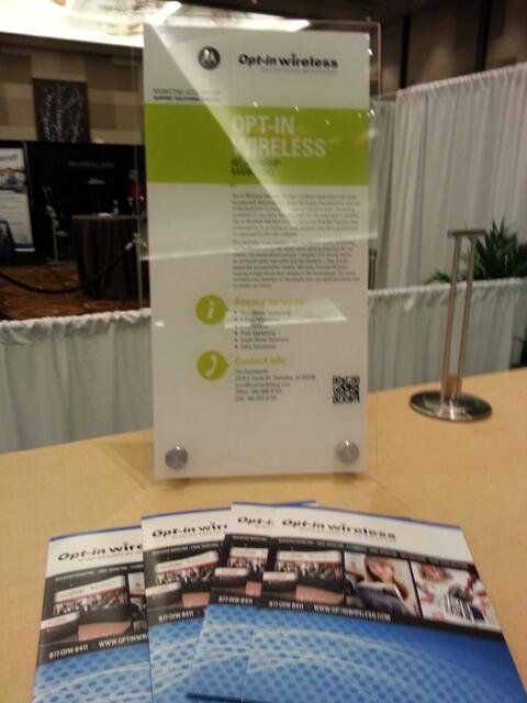 optinwireless's tweet photo. Be sure and stop in at the Accelerator Bar at #motocpe14 to see the best marketing solutions from Opt-in Wireless http://t.co/SZM2GuWOb2