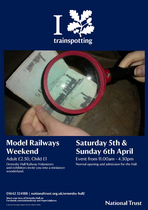 @cjk_chris <a href="/nationaltrust/">National Trust</a> <a href="/pauljonesking/">#hellomynameis Paul</a> If you loved the trains why not come to our Model Railways Weekend.