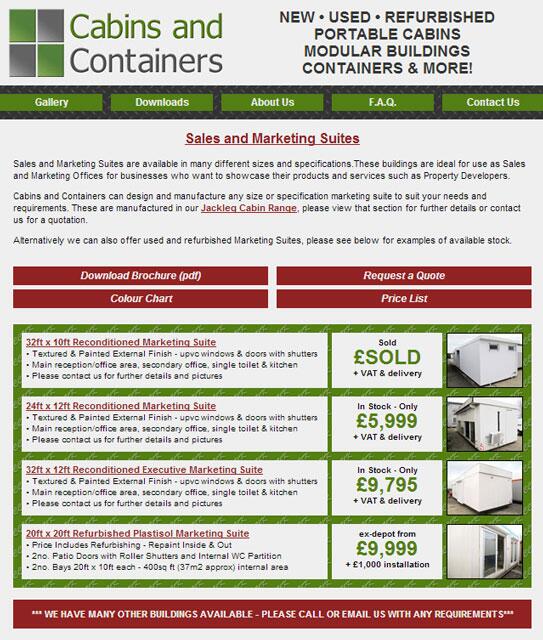 Portable Cabin and Modular Marketing Suites currently in stock: cabinsandcontainers.co.uk/marketing_suit…
