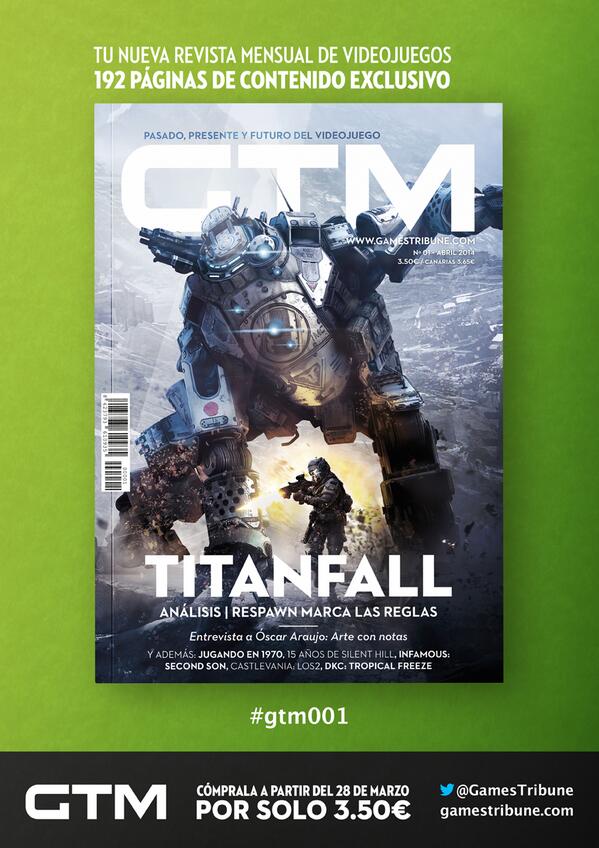 GamesTribune's tweet photo. La portada de @titanfalles seguro que le encanta a @Xbox_Spain para nuestro lanzamiento a kioscos http://t.co/ZuKcj9i3Ws