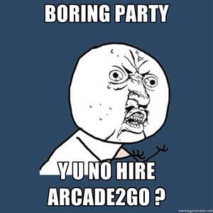 Arcade2Go's tweet photo. Boring ? #party #videogames http://t.co/BFGiPyfF9F
