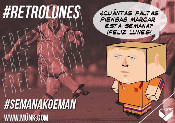 Munk_Official's tweet photo. ¡Feliz retrolunes! #semanaKoeman http://t.co/11EQWkQcJa