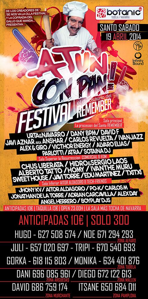 pinarfamily's tweet photo. @IsmaelOrti has visto que festivalon hay preparado en Botanic el 19 de abril semana santa mira http://t.co/ca5zj2OSeW