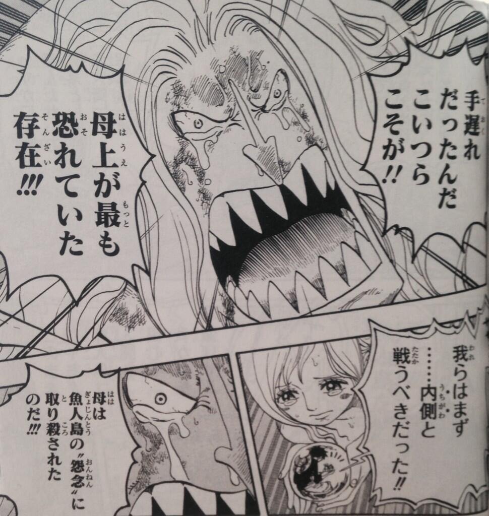 ワンピースのマニアック迷言 名言 Sur Twitter 手遅れだったんだ こいつらこそが 母上が最も恐れていた存在 我らはまず 内側と戦うべきだった 母は 魚人島の 怨念 に 取り殺されたのだ フカボシ T Co Gnja3yjwij
