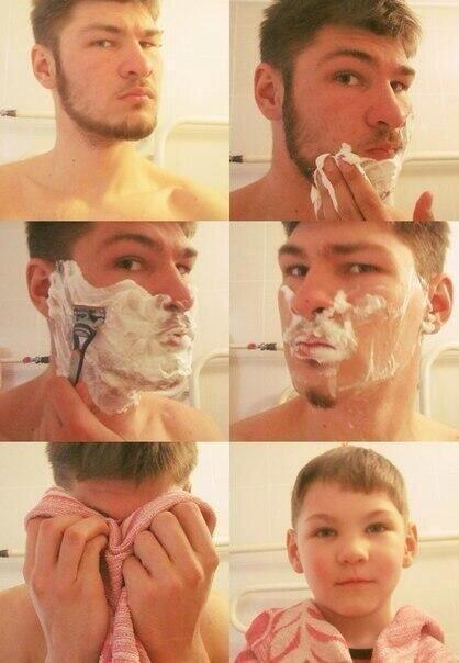 el_frigodedo's tweet photo. Cuando te afeitas la barba... http://t.co/8OVVPkBC4P