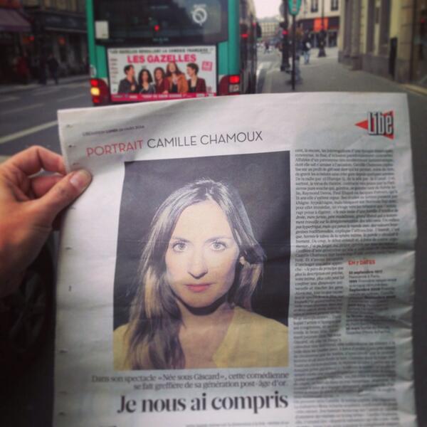 Tellement!!!! “<a href="/lesliericci/">leslie ricci</a>: F I E R T É.
Cc <a href="/camillechamoux/">camille chamoux</a> <a href="/MonaAchache/">Mona Achache</a> 
#LesGazelles #neesousgiscard ”