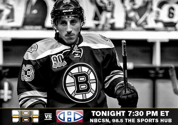NHLBruins's tweet photo. Case of the Mondays? RT if #NHLBruins vs #Habs will be your remedy tonight. http://t.co/cEtHYFOnRP